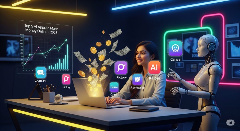 Top 5 Most Searchable AI Apps to Earn Money Online in 2025 πΈπ€ 1 Top 5 Most Searchable AI Apps